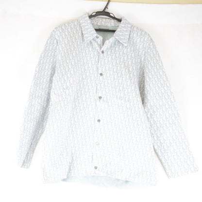 Christian Dior 023m550at099 Oblique Pattern Long Sleeve Shirt Cotton Men's