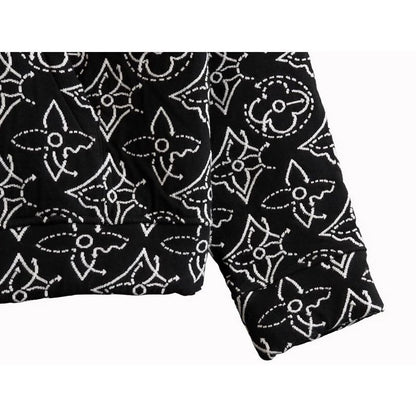 Louis Vuitton LV X Nba Stratjik Flower Quilted Hoodie Zip Up Hoodie Outerwear
