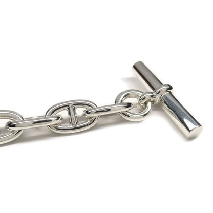 Hermes Bracelet Chaine D'ancre MM 13 Frames 13 Links Ag925 Silver -