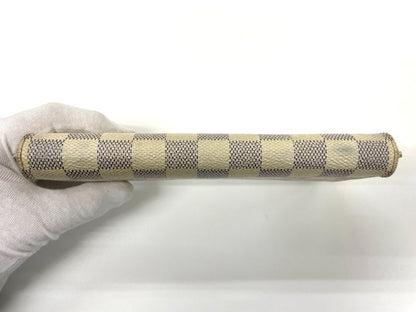 Louis Vuitton Damier Azure Zippy Wallet Round Zip Wallet Long Wallet N60019