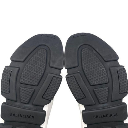 Balenciaga Sneakers Speed Trainers 549823 41 Size Knit Logo White Balenciaga