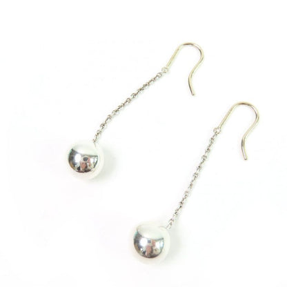 Tiffany & Co Hardware Ball Earrings Accessory Sv925 Silver With Storage Bag
