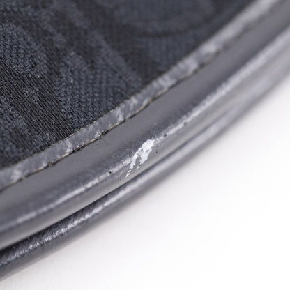 Dior Trotter Vintage Canvas Black Women's Shoulder Bag