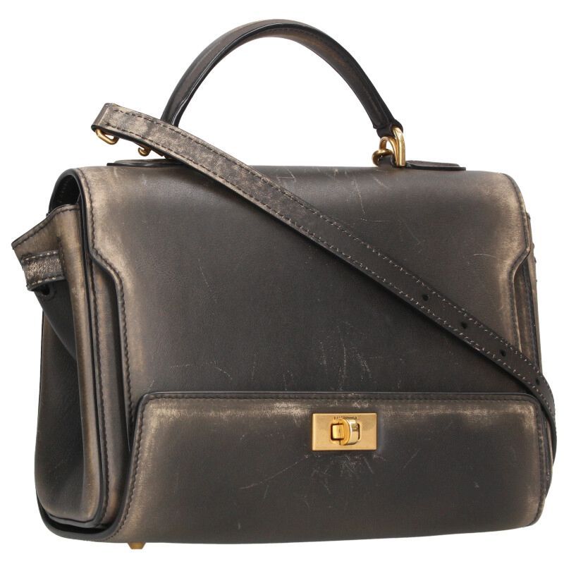 Balenciaga Money Vintage Finish 2WAY Shoulder Bag Women