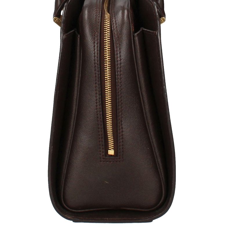 Louis Vuitton Triana N51155 Damier Ladies Handbag Brown Excellent Condition