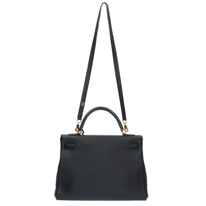 Hermes Kelly 32 Engraved A Ghardware Togo 2WAY Handbag Men 32