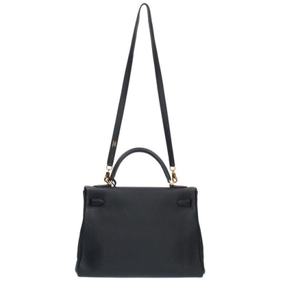 Hermes Kelly 32 Engraved A Ghardware Togo 2WAY Handbag Men 32