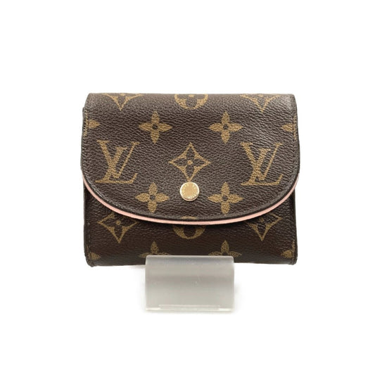 Louis Vuitton Monogram Portefeuille Arianne Tri-Fold Short Wallet M62037 Brown