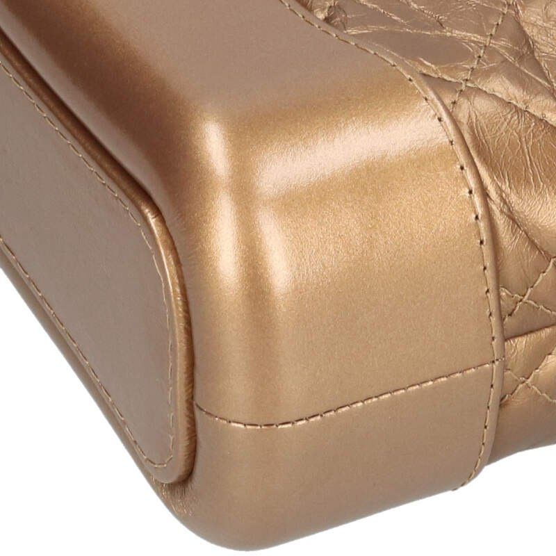 Chanel A91810 Gabrielle De Chanel Aged Calfskin Small Hobo Shoulder Bag Women