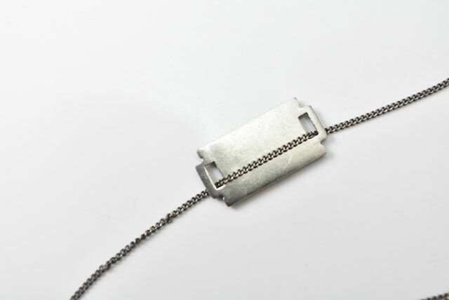 Saint Laurent Bangle Bracelet Saint Laurent Unisex Vintage Silver YSL Logo