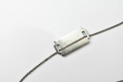 Saint Laurent Bangle Bracelet Saint Laurent Unisex Vintage Silver YSL Logo