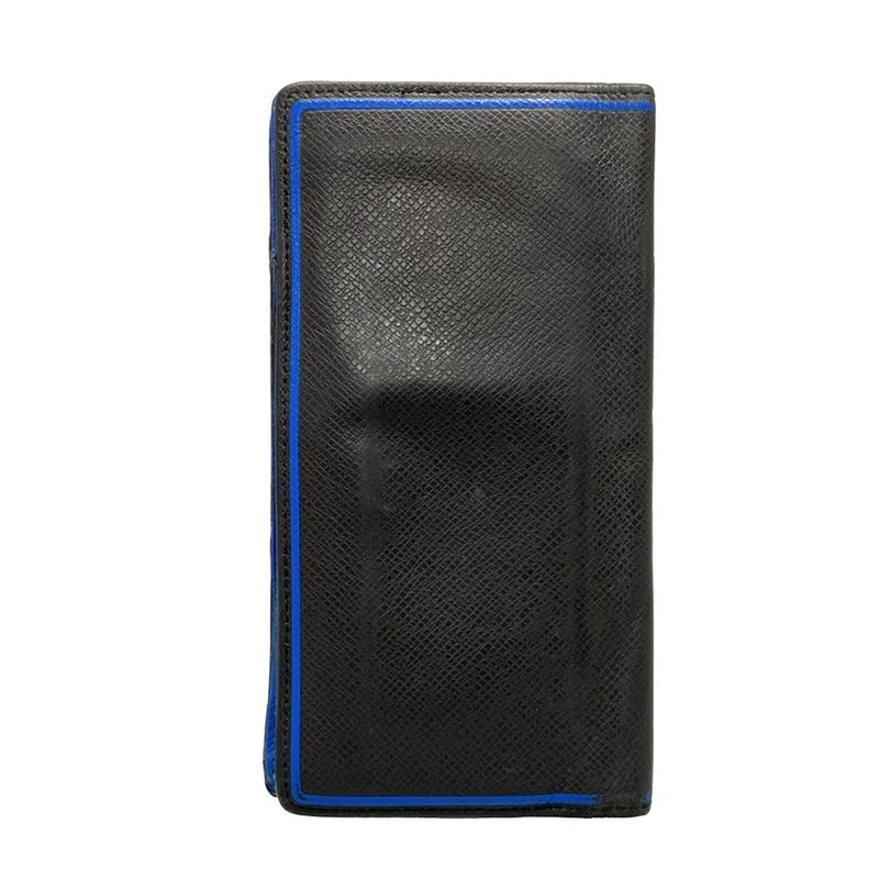 Louis Vuitton Taiga Portefeuille Blazer Long Wallet M63300 Noir Black Leather