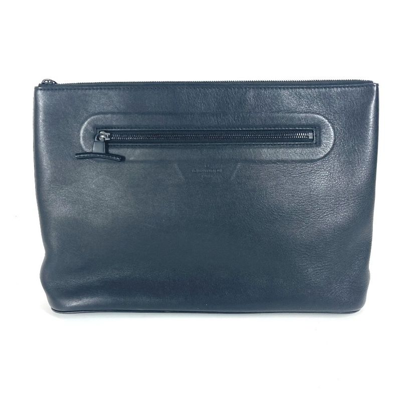 Louis Vuitton Clutch Bag Pochette Cosmos M63268 Leather Noir Black