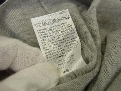 Celine 100% Wool Short Sleeve Knit Top Size Indicated L Clothing Women's Gray