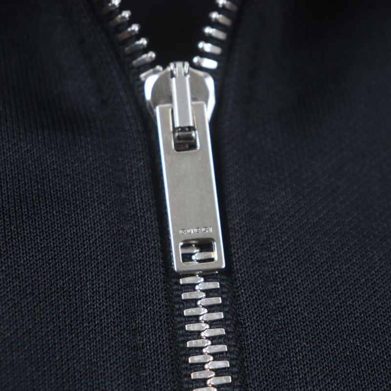 Gucci 615731 Sherry Line Webline Zip-up Track Jacket Black M Made In Italy