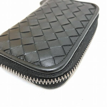 Bottega Veneta Intrecciato Black Coin Case Unisex