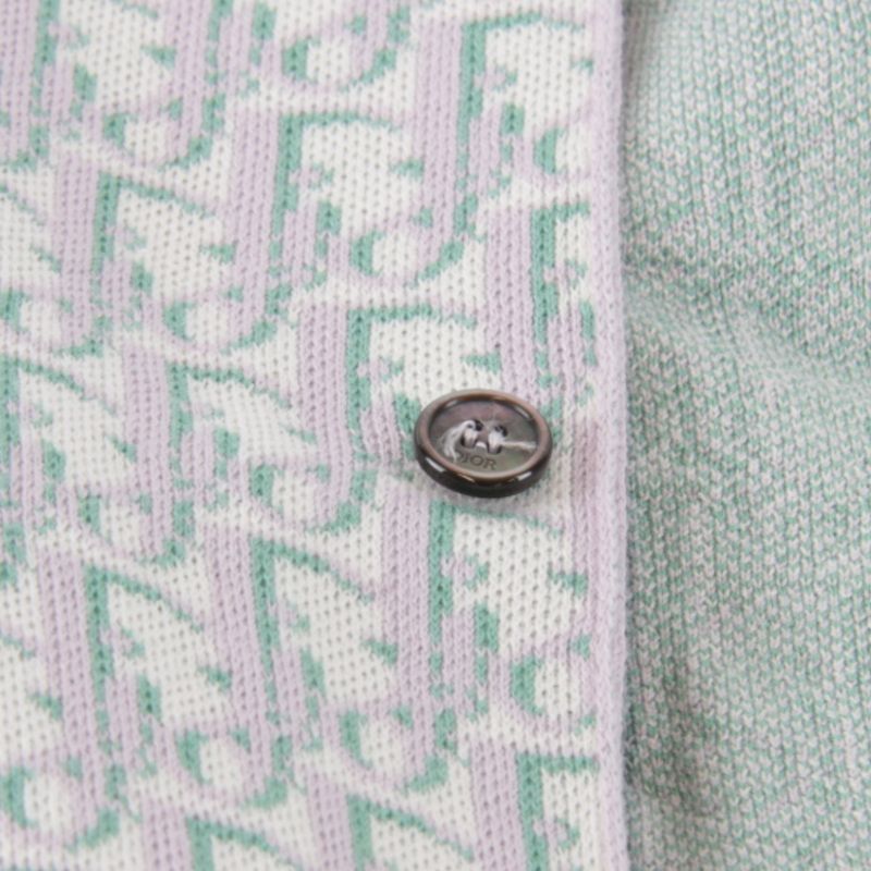 Christian Dior 023m550at099 Oblique Pattern Long Sleeve Shirt Cotton Men's