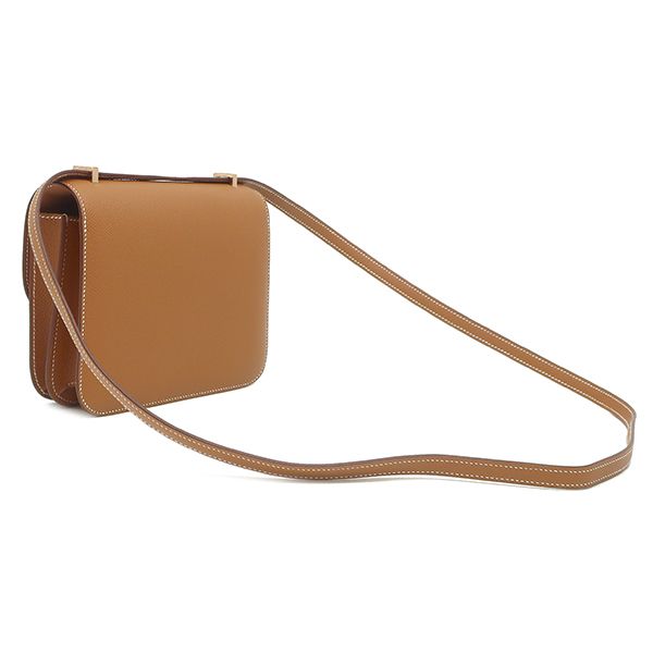 Hermes Shoulder Bag Constance 3 Mini Miroir Vaux Epson Gold Rose Gold Hardware