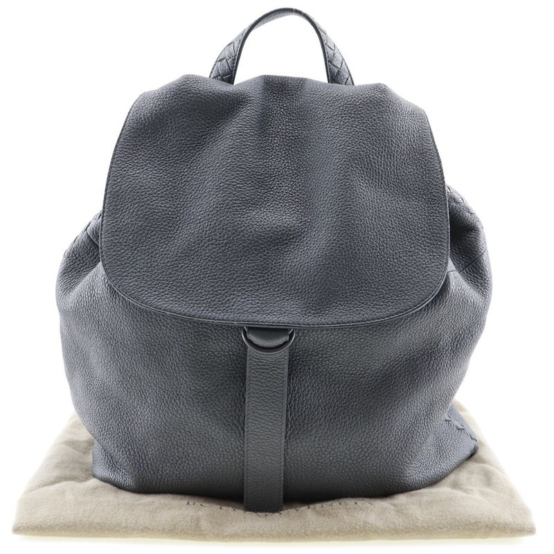 Bottega Veneta Bottega Veneta Intrecciato Calf Gray Unisex Backpack/daypack