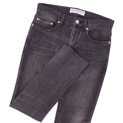 Balenciaga Pants Denim Pants Damaged Wool