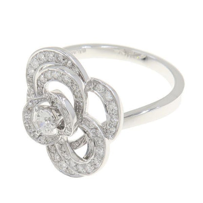 Chanel Camellia Collection Diamond Ring / Medium Model #58