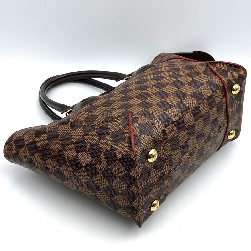 Louis Vuitton N41551 Caissa Tote PM Handbag Brown Damier Canvas