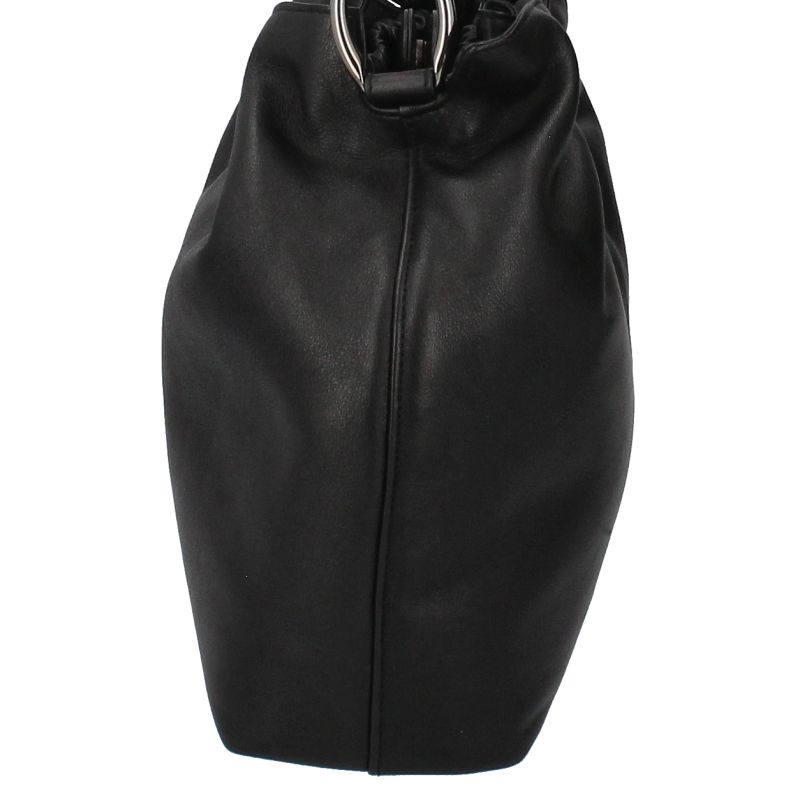 Dior Maris Pearl Handbag Leather Women's Handbag Black Excellent Condition