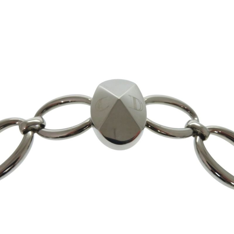 Dior Faux Pearl Necklace Silver Choker 0989 Dior