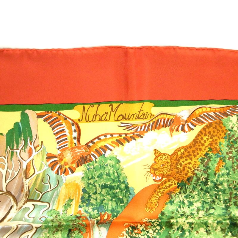 Hermes Carré 90 (nuba Mountain) 100% Silk Scarf Women's Pawnshop Listing