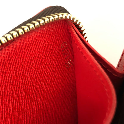 Louis Vuitton Long Wallet Monogram Portefeuille Clemence Flower Charm