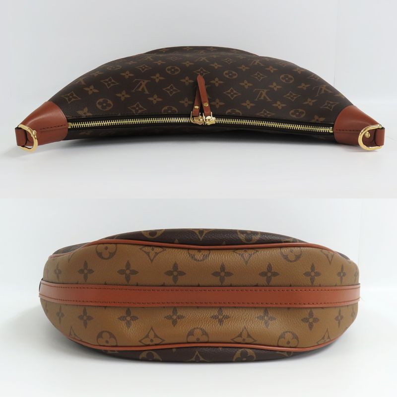 Louis Vuitton Loup Hobo M46311 Monogram Reverse Shoulder Bag Brown