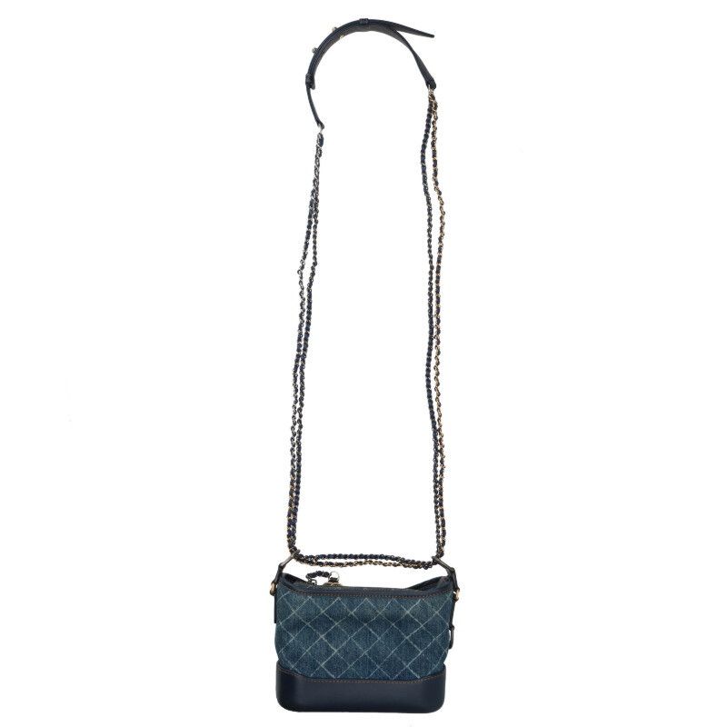 Chanel Gabrielle De Chanel Small Denim Chain Shoulder Bag Women