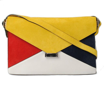 Celine Shoulder Bag Clutch Bag 2way Celine 171953 Yellow With Strap