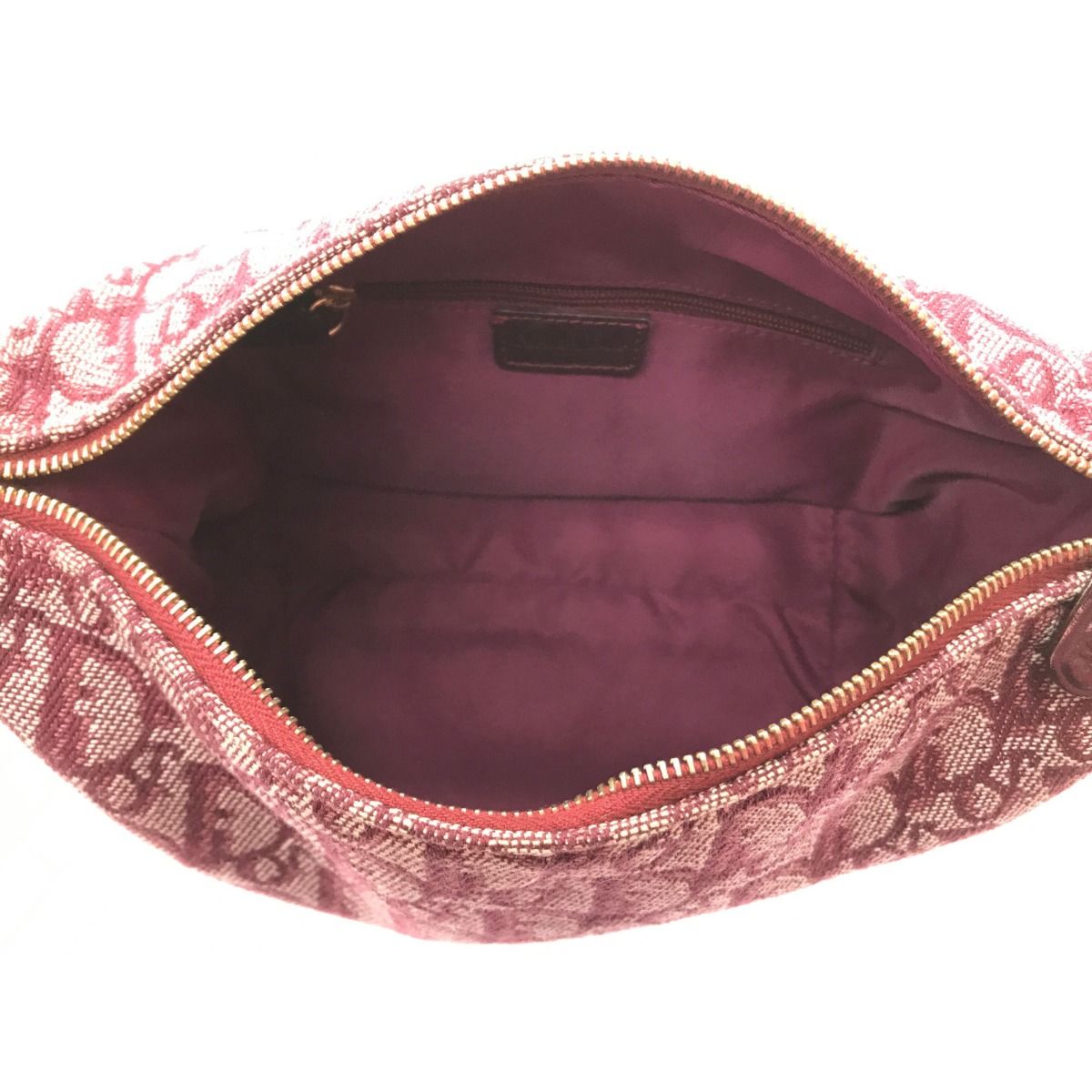 Christian Dior Handbag Cm0093 Trotter Pattern Bordeaux