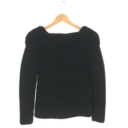 [gucci | Wool Low Gauge Off-turtleneck Knitwear | S | Black | Women's]