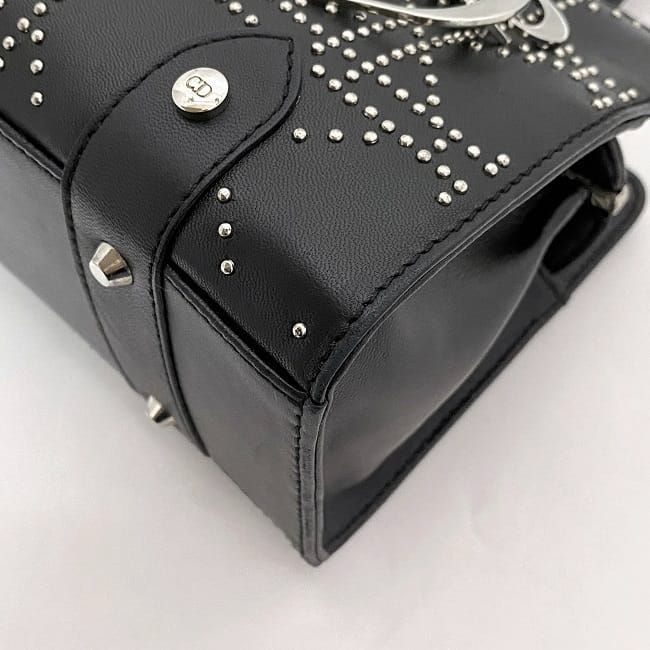 Christian Dior Semi Shoulder Bag F21666 Black