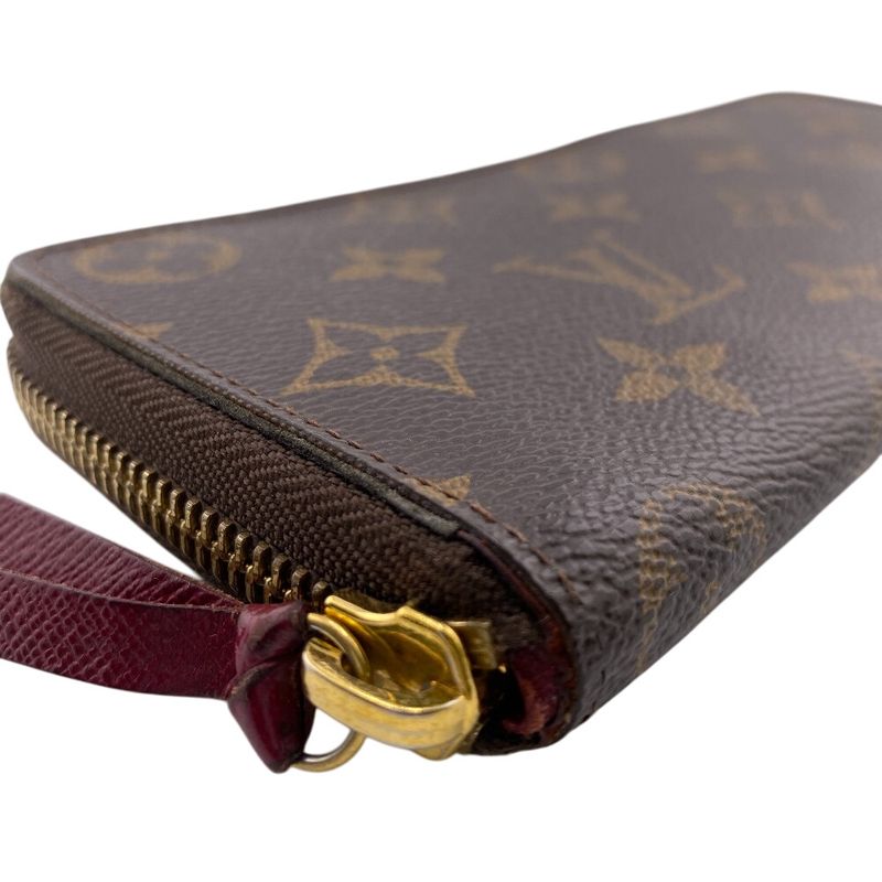 Louis Vuitton M60742 Portefeuille Cles Mance Round Zipper Monogram Long Wallet
