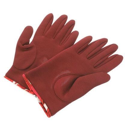 Hermes Selye Gloves Silk Cotton Dahl Cles Dd 0488 Hermes