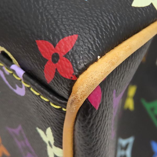 Louis Vuitton Shoulder Bag Aurelia MM Monogram Multicolor Canvas Noir Black