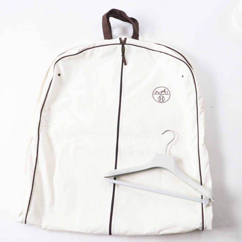 Hermes 24SS 4e0177dc 100% Cashmere Serie Button Belt Wrap Long Gilet/vest