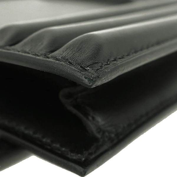 Hermes Handbag Cadenas Bag Tadelaqt Black Silver Hardware Unused Black U Mark