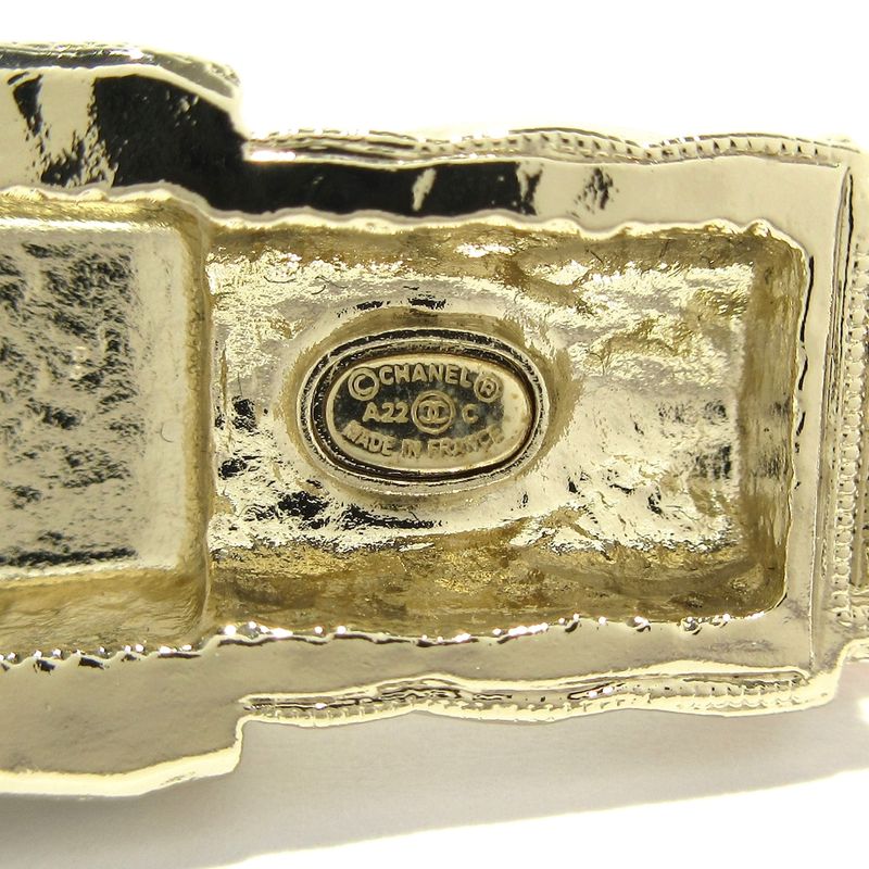 Chanel Brooch - Pink Gold And Black