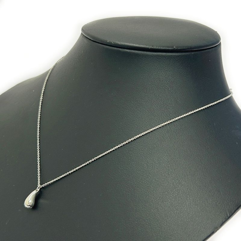 Tiffany & Co Silver Elsa Peretti Tia Dos Rop Necklace 2.9g 925 Engraved 404297