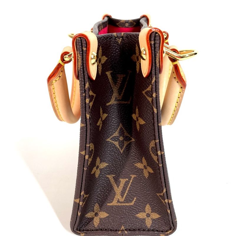 Louis Vuitton Handbag On The Go BB M13668 Monogram Canvas Brown