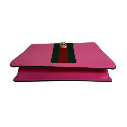 Gucci 2 way Bag Shoulder Sylvie Handbag Pink