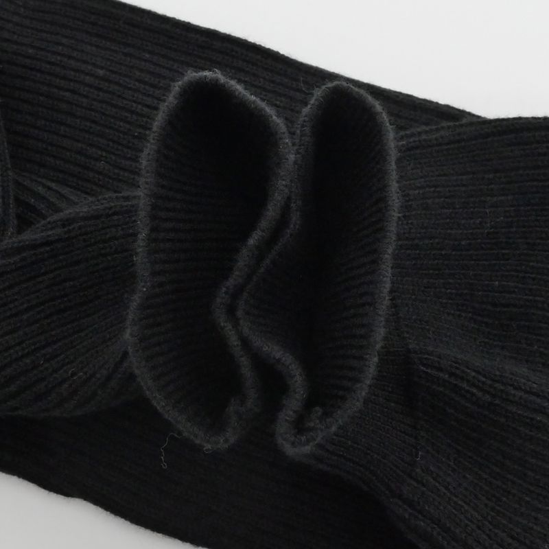 Hermes Micro Dress Do Re Bookle 36 BK Black Short Sleeve One Piece