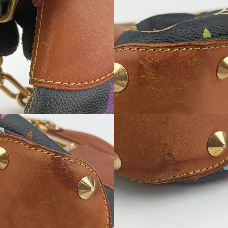 Louis Vuitton Judy PM Noir Black Monogram Multicolor M40258 Th5019