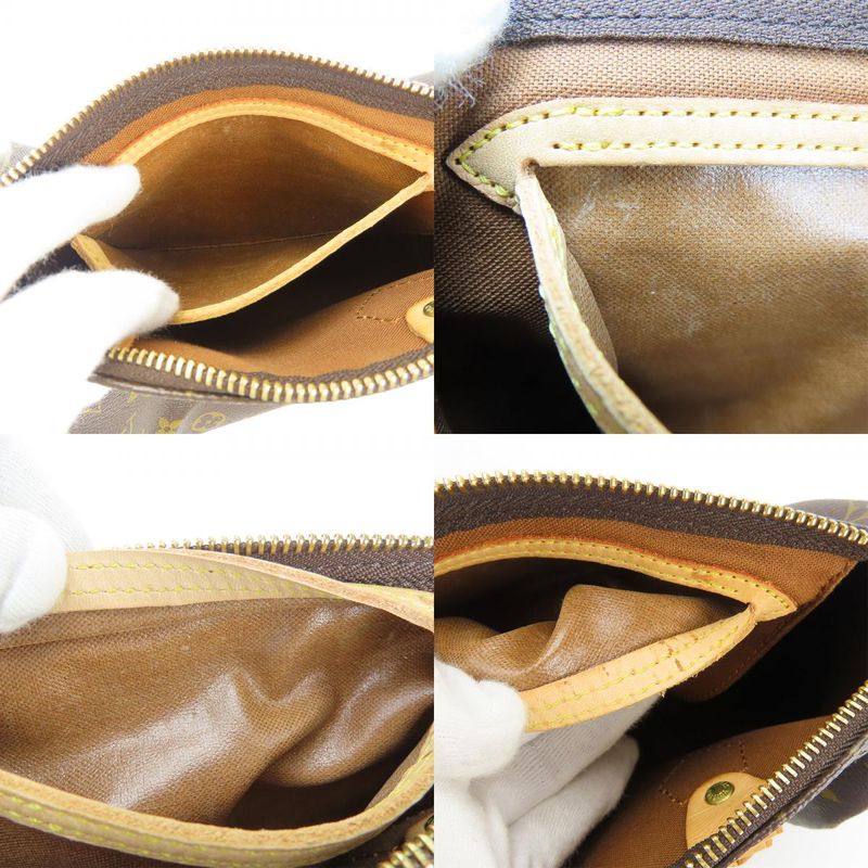 Louis Vuitton Handbag Speedy 25 M41528 Monogram Brown Gold Hardware Mini Boston