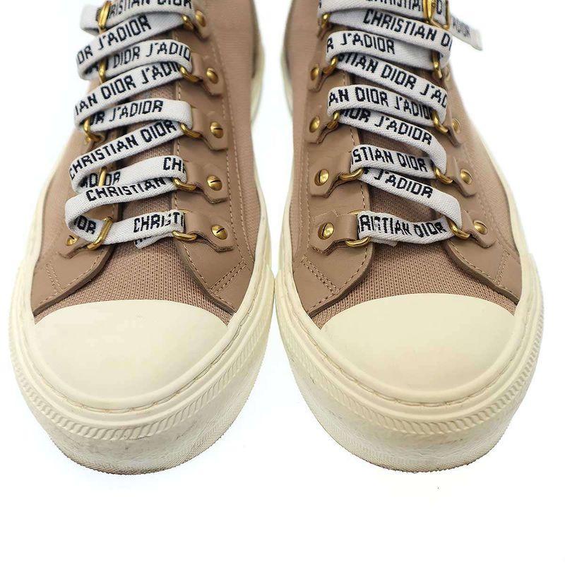 Christian Dior J'adior Technical Sock Knit Sneakers Kck231tlcs12u Beige 36.5