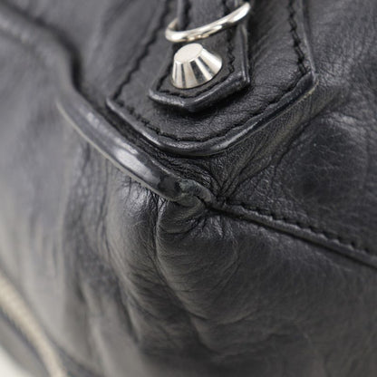 Balenciaga Paper Bag 255412 Calf Black Women's Tote Bag